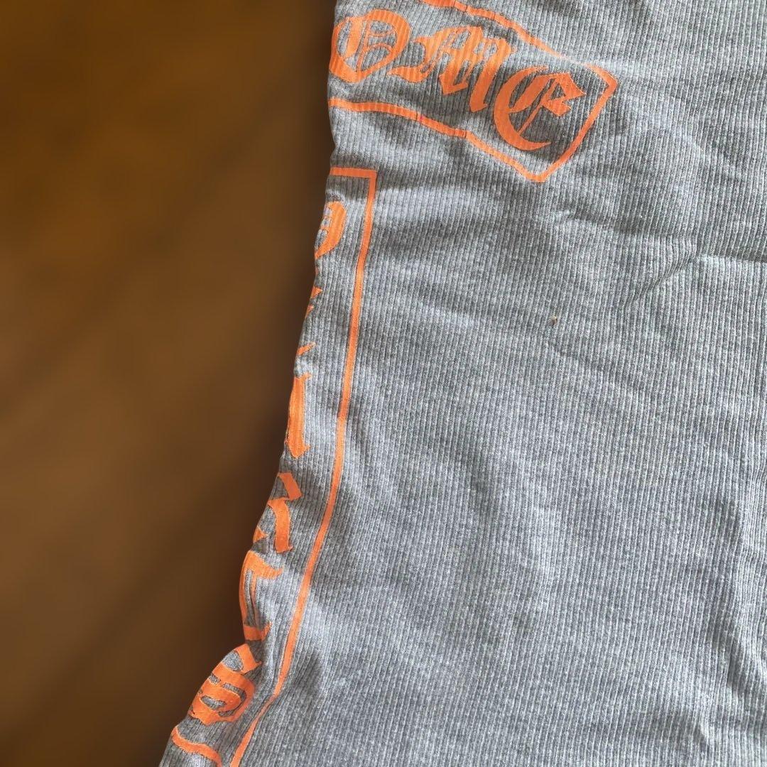 クロムハーツ 激レア　ビンテージ　正規品　蛍光オレンジ×グレー　タンクトップ