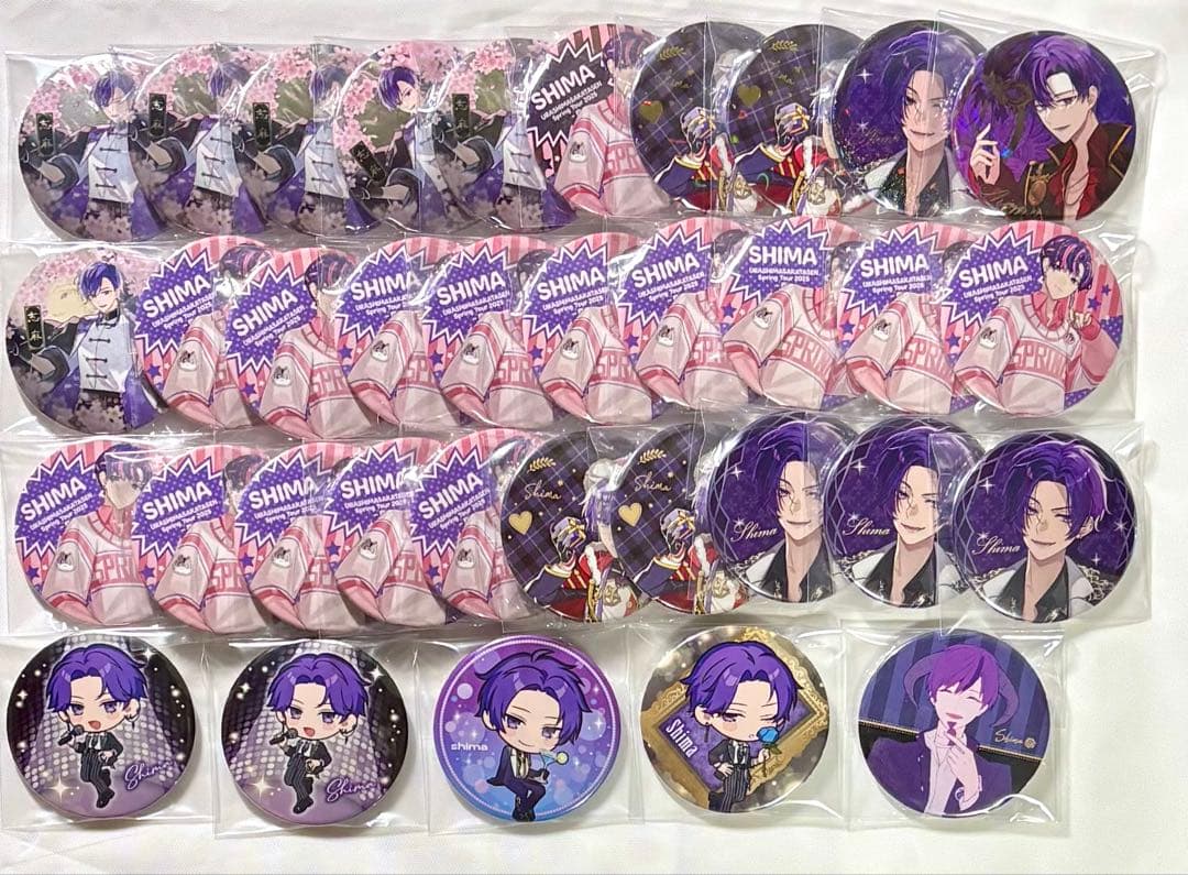 浦島坂田船 志麻 缶バッジ 等身 デフォ まとめ売り - メルカリ