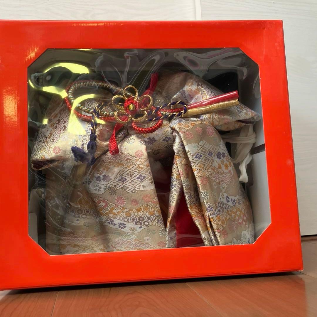 七五三 七歳 四つ身 西織ピンク花柄着物 フルセット 小紋柄