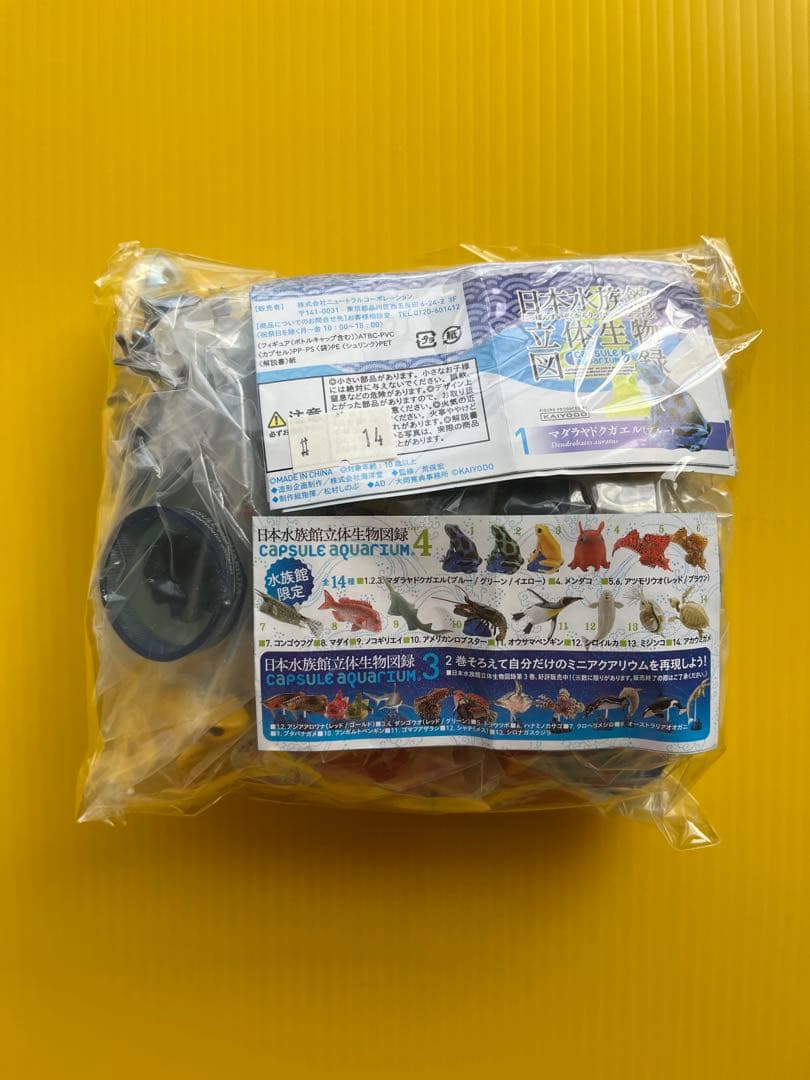 秋の収穫祭】日本水族館立体生物図録 第4巻〈全14種〉フル