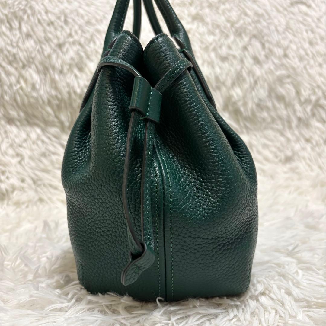 美品★ケイトスペード ダンプリング 2wayバッグ レザー グリーン