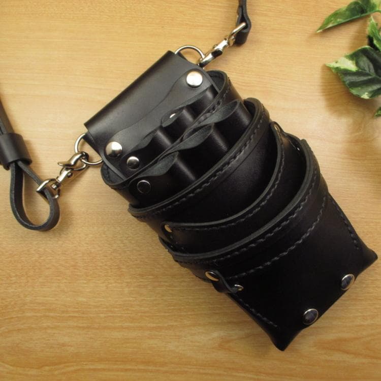 ★特別価格★　オールブラック　６丁差し　革ベルト付　SCYL-223/CKA