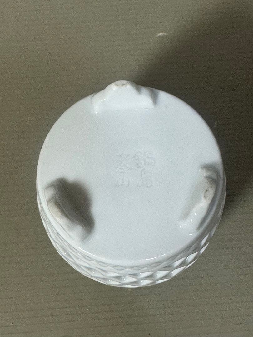 2182 鍋島焼 白磁 透かし 香炉 美術品・アンティーク・コレクション