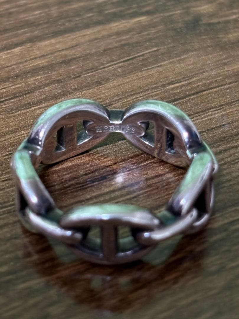 ugさん専門　エルメス シェーヌダンクル リング シルバー 925 #52