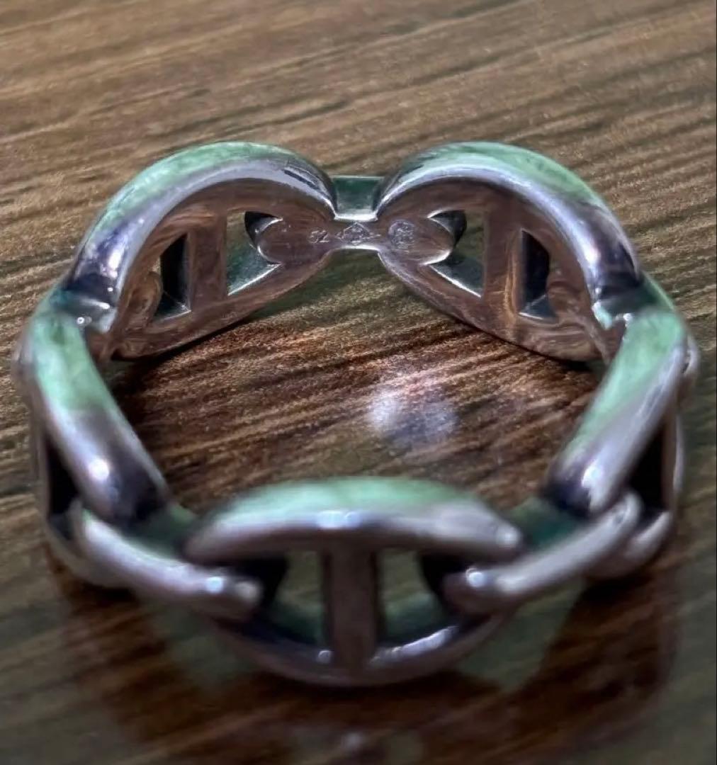 ugさん専門　エルメス シェーヌダンクル リング シルバー 925 #52