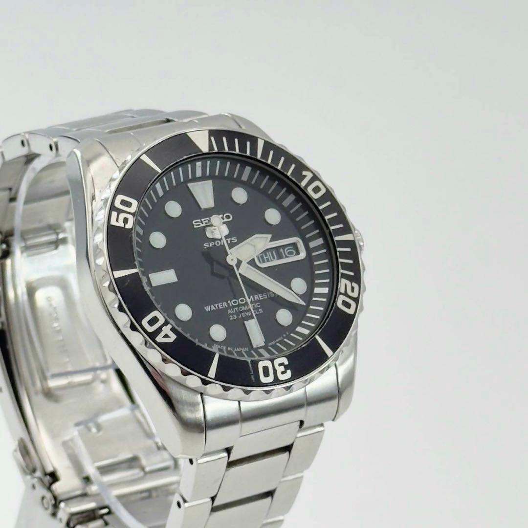 SEIKO 5スポーツ ダイバーズ スケルトン　日本製　7S36-03C0