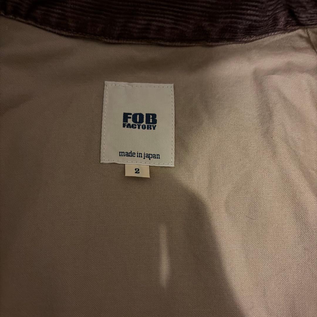 FOB FACTORY ブラウン ジャケット サイズ2 F2361