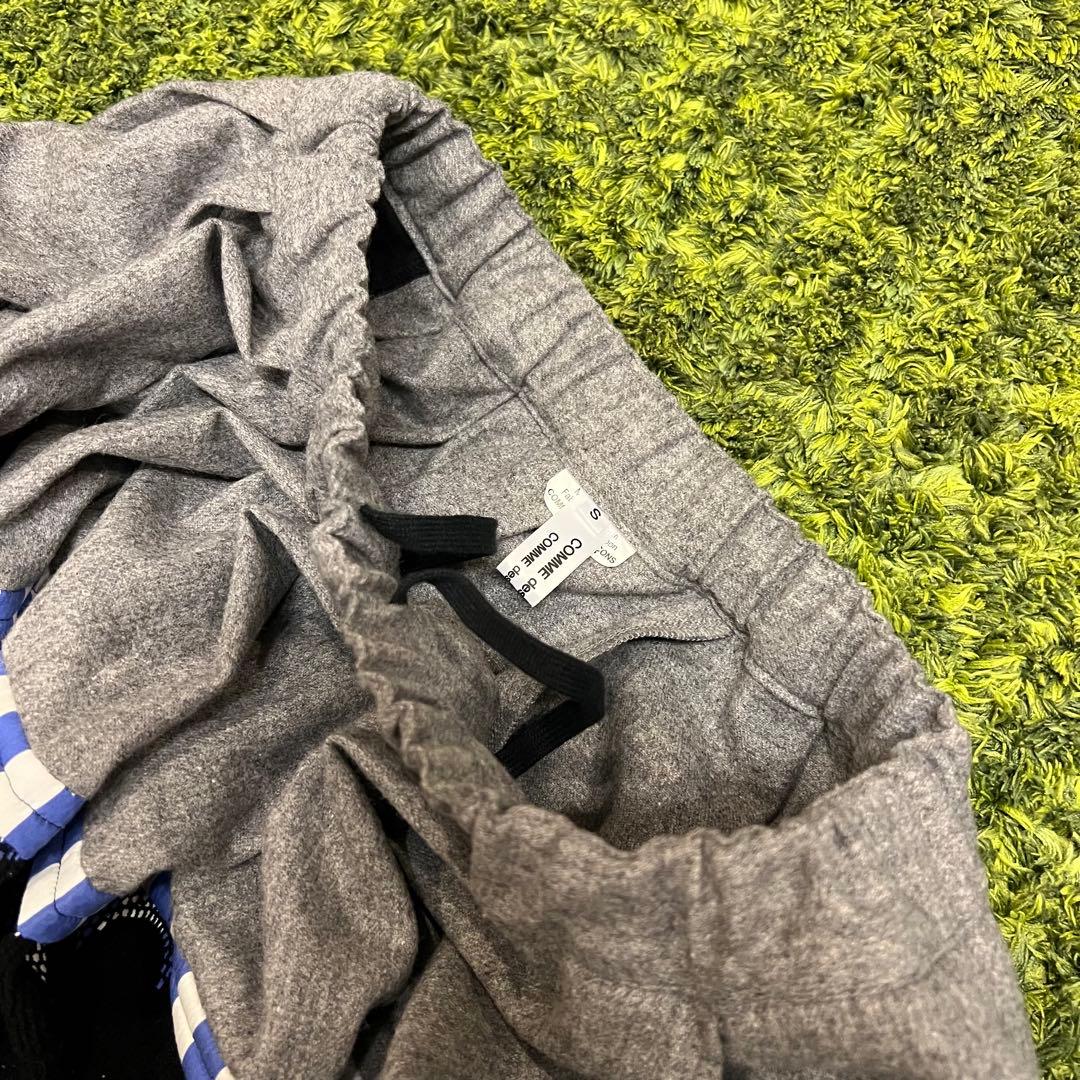 希少 コムデギャルソン コムコム フラワーレース ボンディング切替スカート