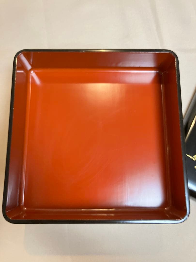 お重箱　三段　漆器　70年以上前の物　　伝統工芸