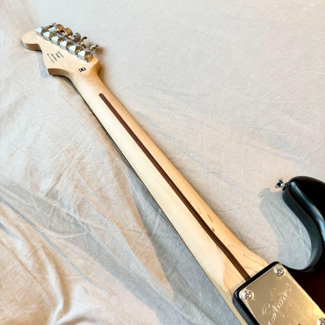 【極美品】Squier ストラトキャスター Bullet ブラック ソフトケース