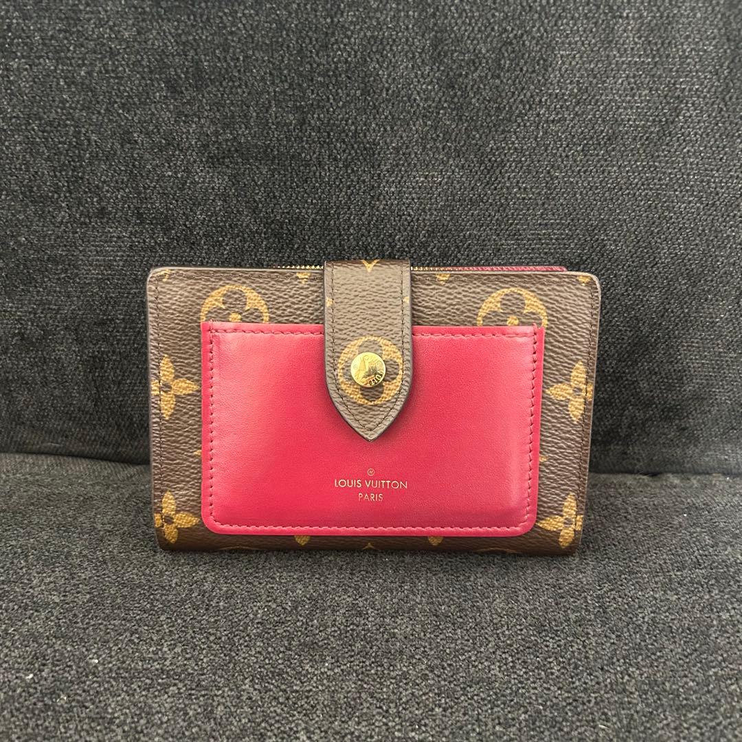 Louis Vuitton 二つ折り財布 ブラウン/ピンク