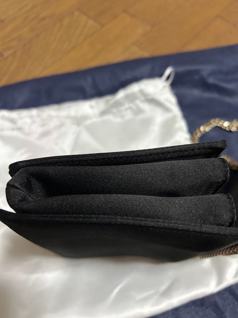 Roger Vivier サテン スクエアバックルビジューショルダーバッグ