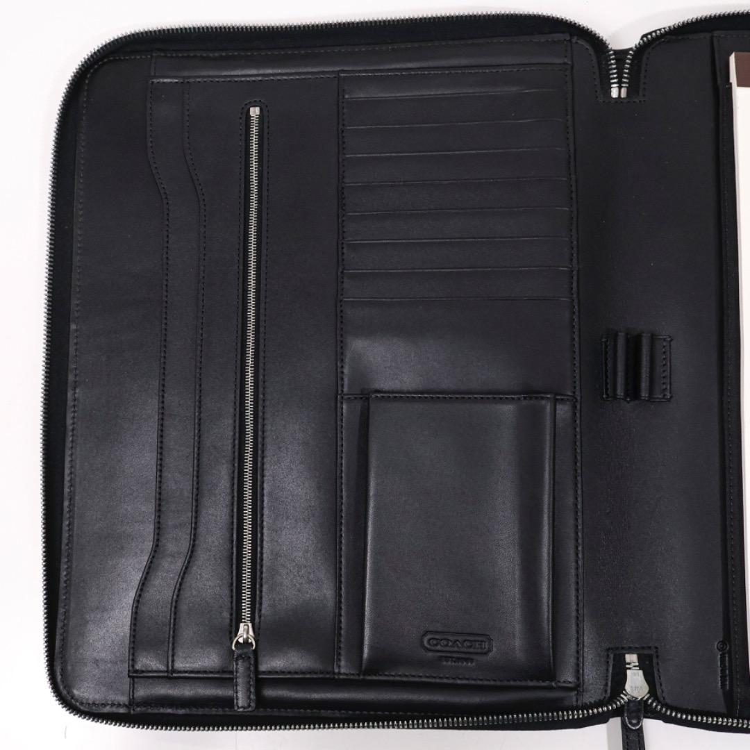 H3749-32◾️オールドコーチ レザー マルチケース レザーバインダー A4