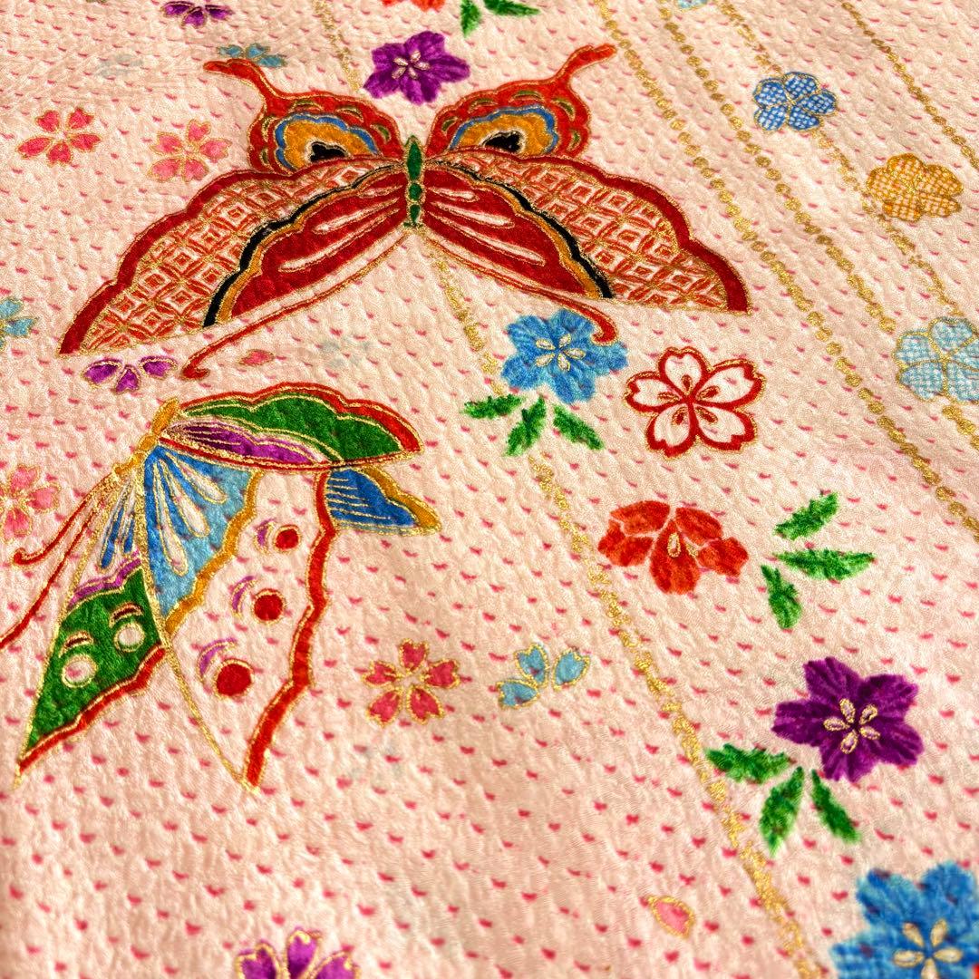 子供　着物　七五三 3歳　美品　絞り　5歳