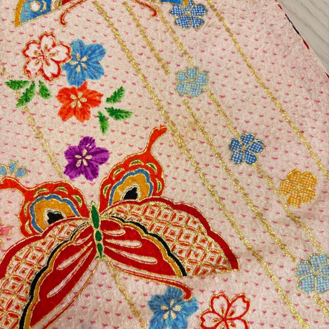 子供　着物　七五三 3歳　美品　絞り　5歳