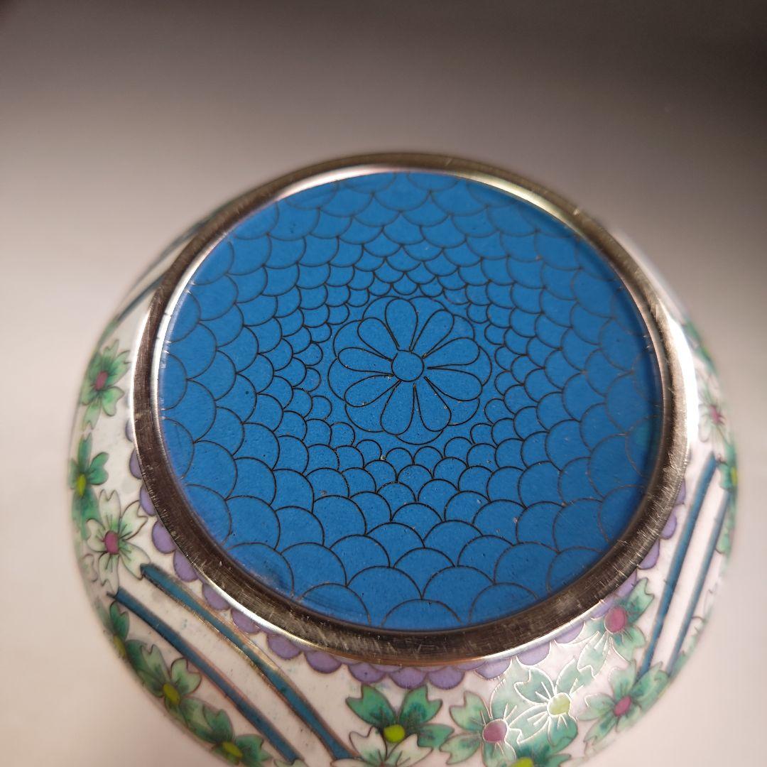 ウ249 水指『七宝 波桜尽くし紋 水指 木箱』茶道具