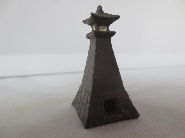 R7/09/25-2　銅器やぐら　添配　添景　盆景パーツ　水石　高さ約4.5㎝