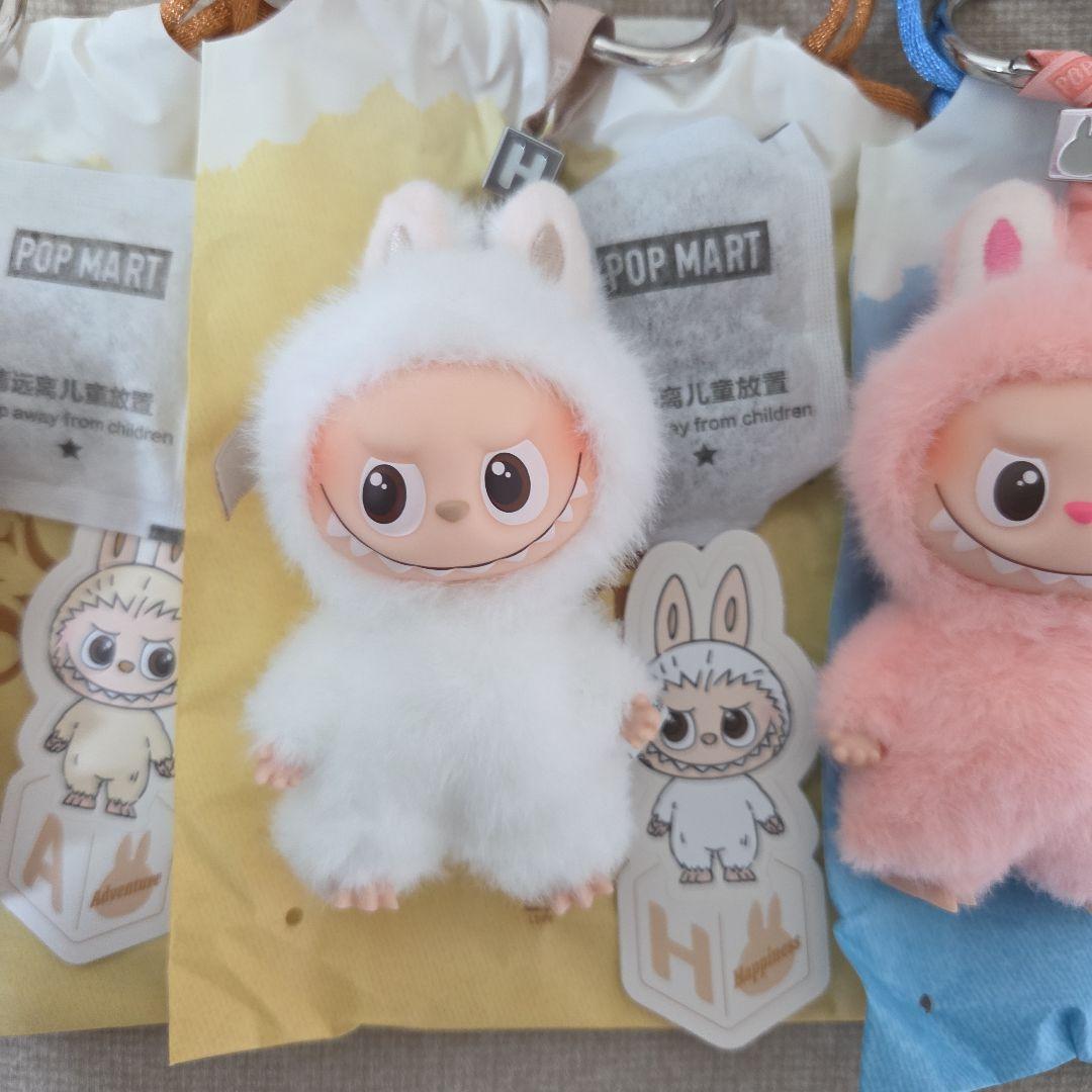 ポップマート ラブブ PIN FOR LOVE ぬいぐるみ ペンダント 5点