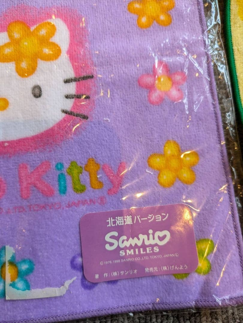 ご当地ラップ 根付け ご当地ハンカチ レア 地域限定 ハローキティ 当時物