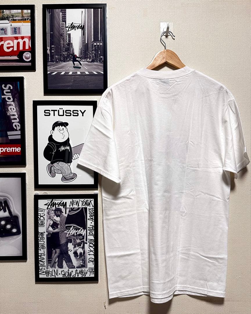 Stussy スカルグラフィック Tシャツ Lサイズ