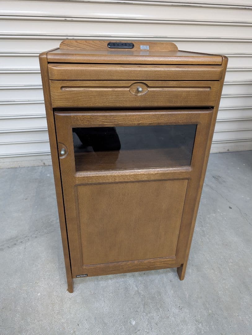 【送料込み】karimoku カリモク FAX台 ガラスキャビネット 送料込み】karimoku カリモク FAX台 ガラスキャビネット 送料込み