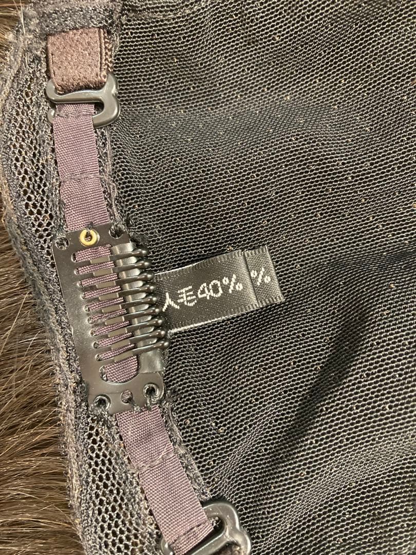 ☆マリブウィッグ☆耐熱人毛MIX☆ショートフルウィッグ ☆ブラウン 耐熱手植え☆