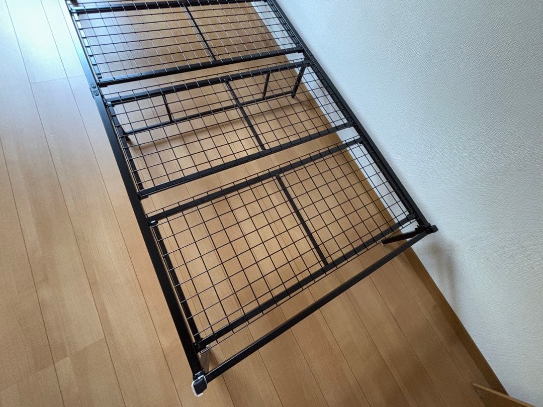 ニトリ パイプベッド シングル　バジーナC2 2口コンセント付　取扱説明書あり