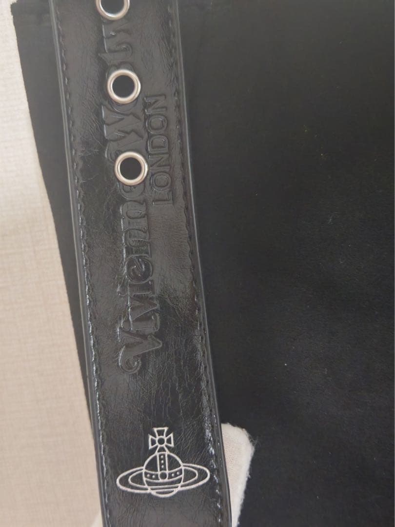 Vivienne Westwood ブラックスエードショルダーバッグボディバッグ