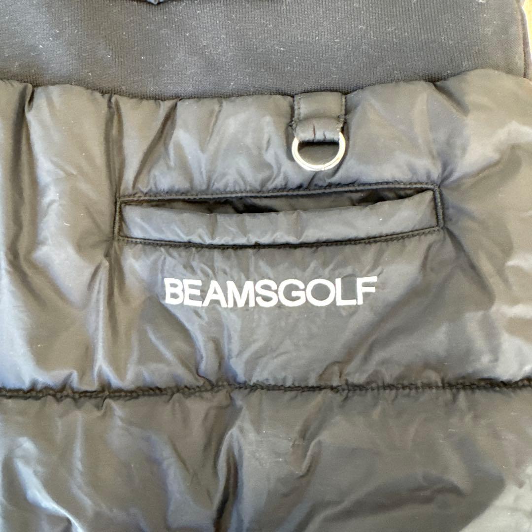 BEAMS GOLF フード付き ブラックベスト