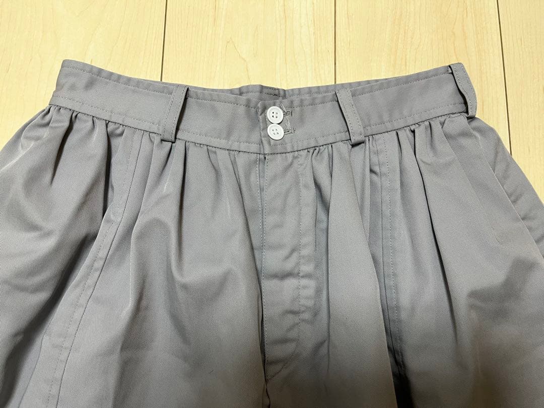 コムデギャルソン　サルエルパンツ　グレーSサイズ