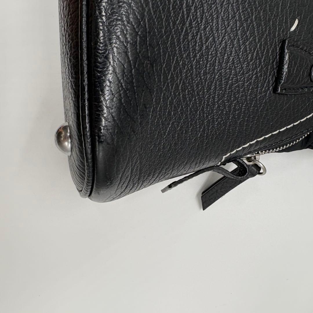 メゾンマルジェラ 5AC 2way ショルダーバッグ ハンドバック ブラック 黒