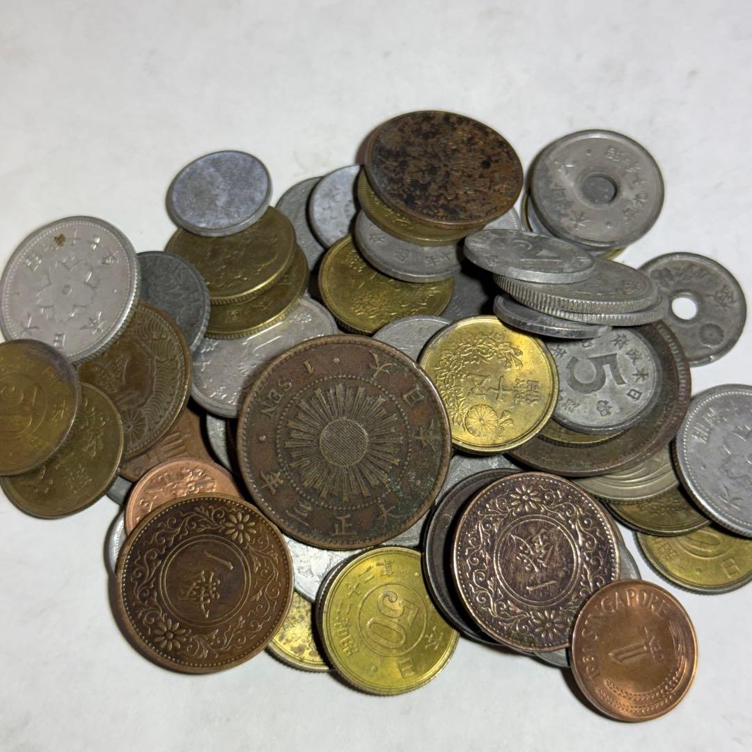 日本古銭まとめ売り 雑銭 150g以上 - メルカリ