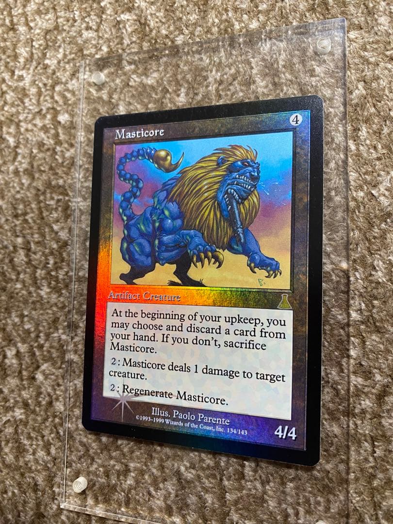 マスティコア foil 英語版 再録禁止 MTG マスティコア/Masticore【foil