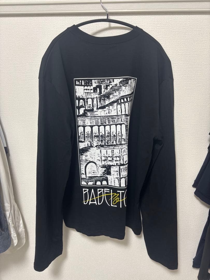 ミセス バベルの塔 ロングスリーブ Tシャツ XLブラック ロンT 長袖