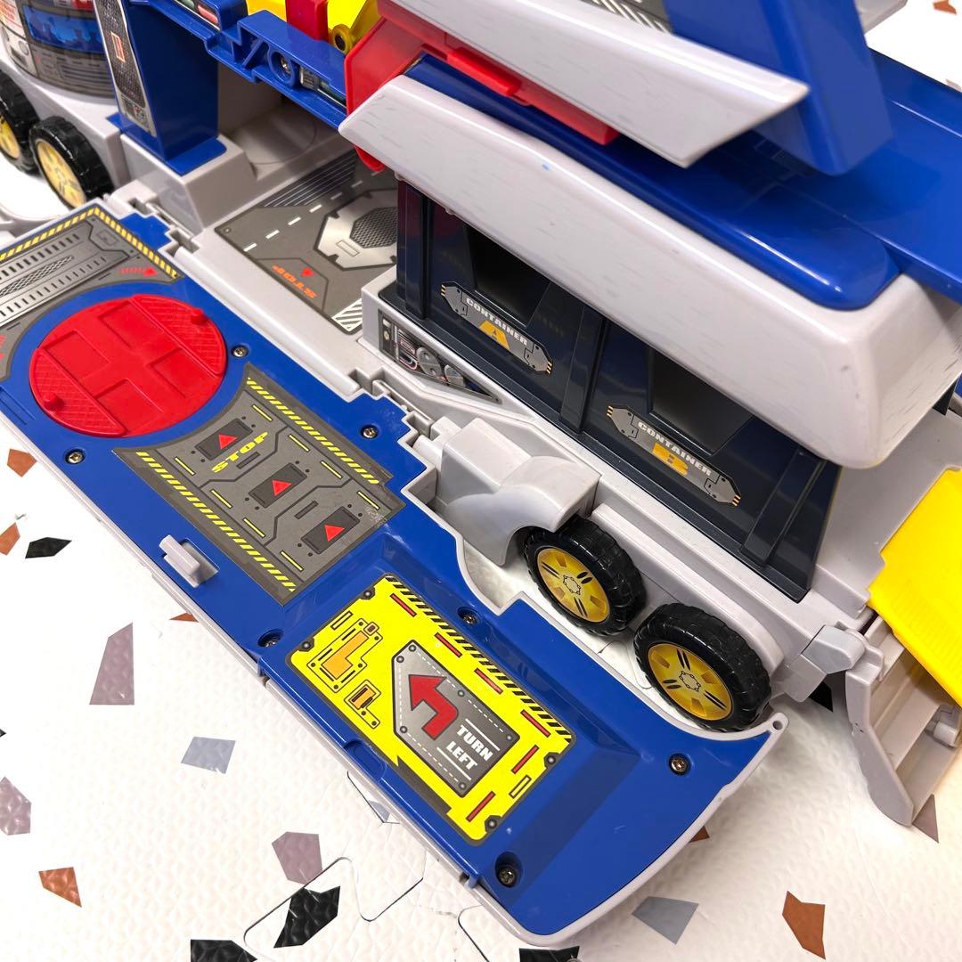 新品電池交換済み】トミカ マグナムパトレーラー ハイパーブルーポリス