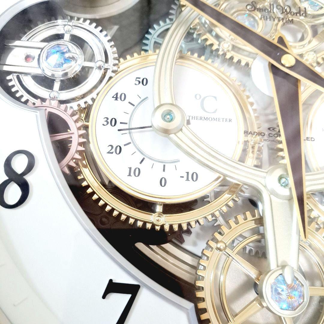 極美品 スモールワールドシーカー 4MN515RH23 電波カラクリ時計
