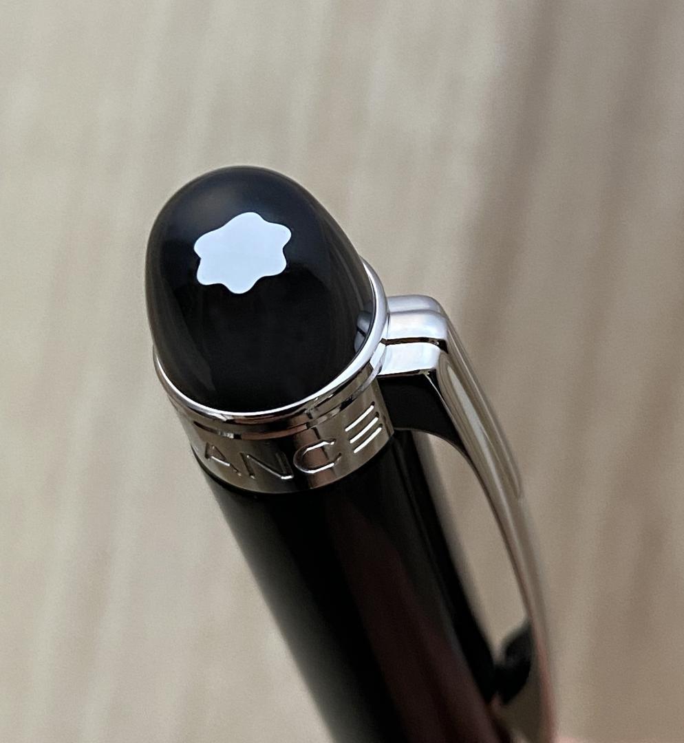 美品 モンブラン スターウォーカー ブラックレジンプラチナ ボールペン