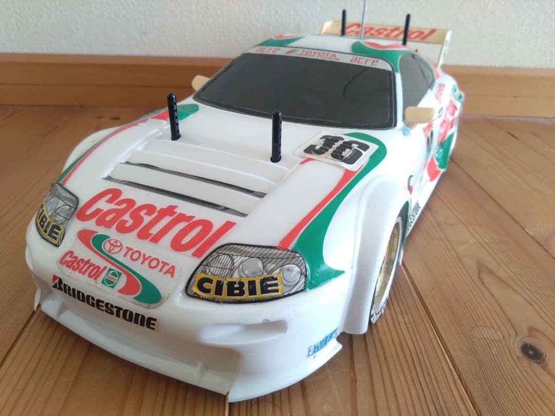 タミヤ　TA02W　カストロール　スープラ　プロポ　メカ　セット