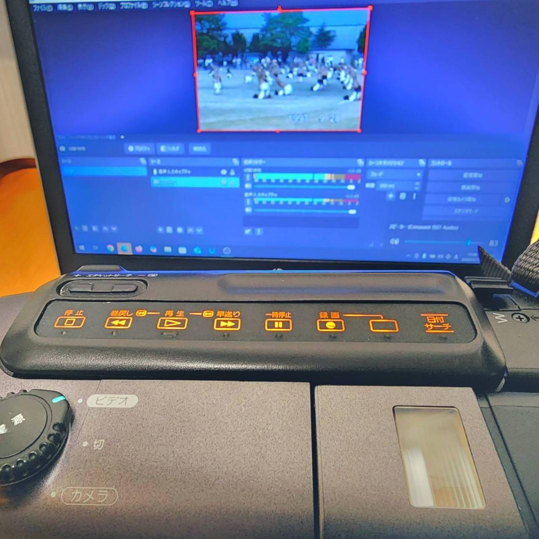 【動作確認済】SONY 高画質 Hi8 ビデオカメラ CCD-TR11 説明書付