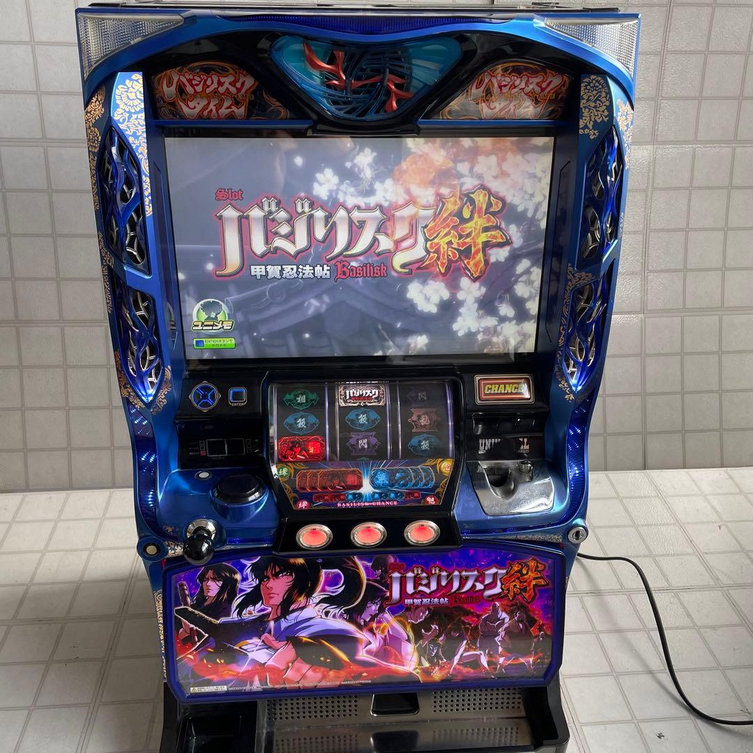 送料込】スロット バジリスク絆 実機 パチスロ 家スロ 初代バジリスク