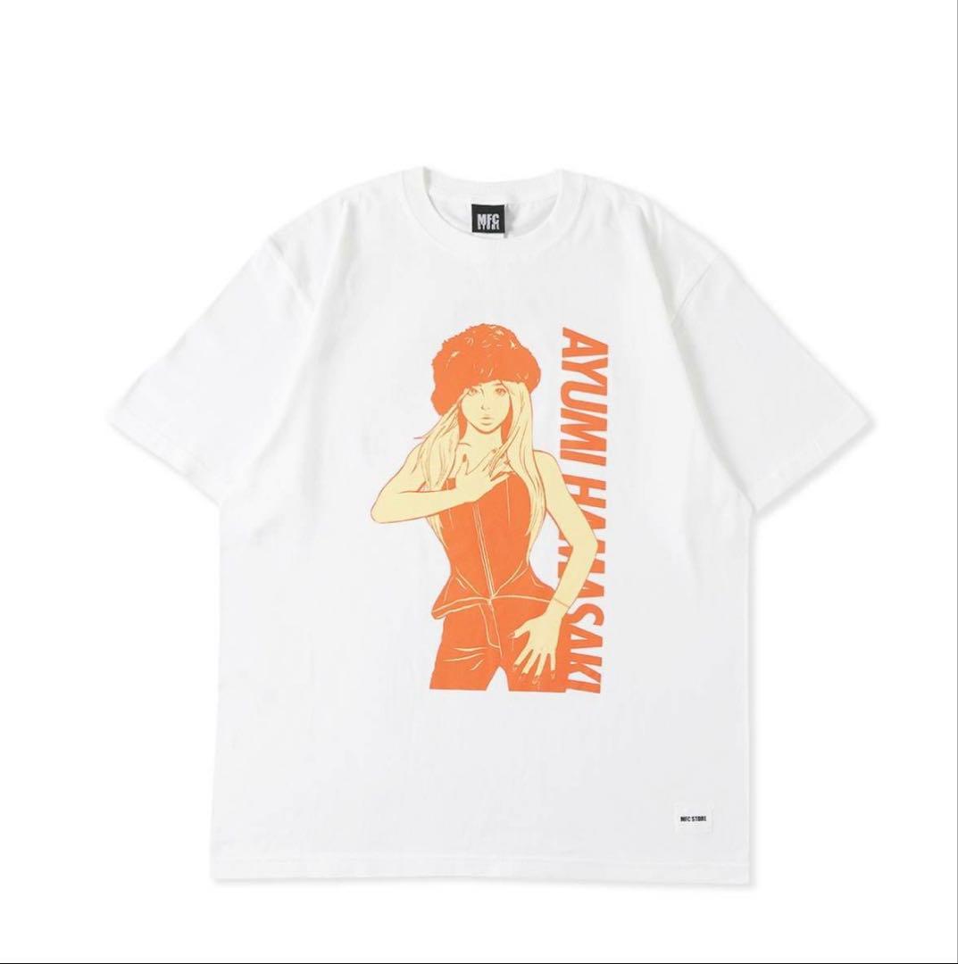 浜崎あゆみ mfc store コラボ マカオ Tシャツ ホワイト Mサイズ - メルカリ