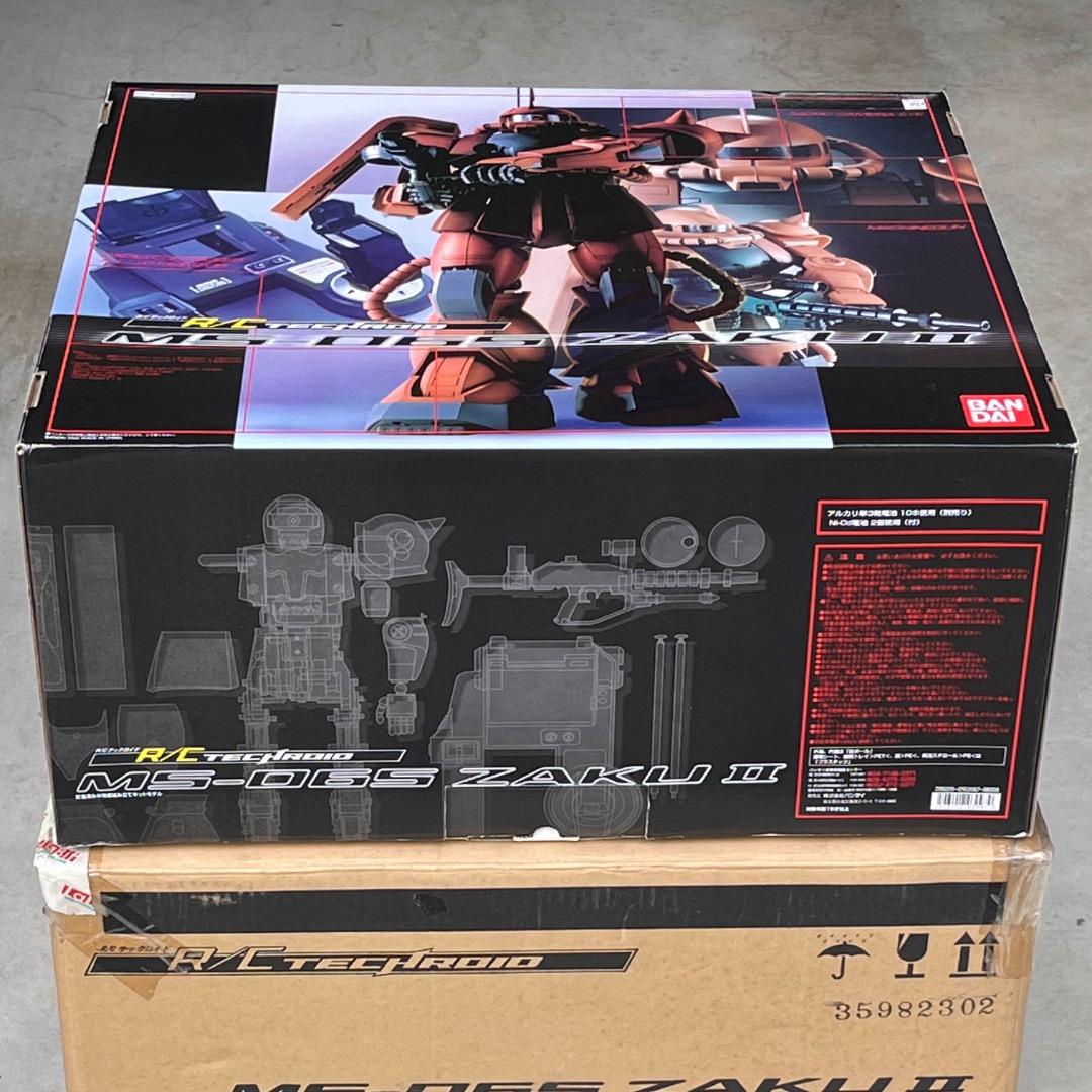 BANDAI R/Cテックロイド MS-06S ZAKUⅡ シャア専用ザク