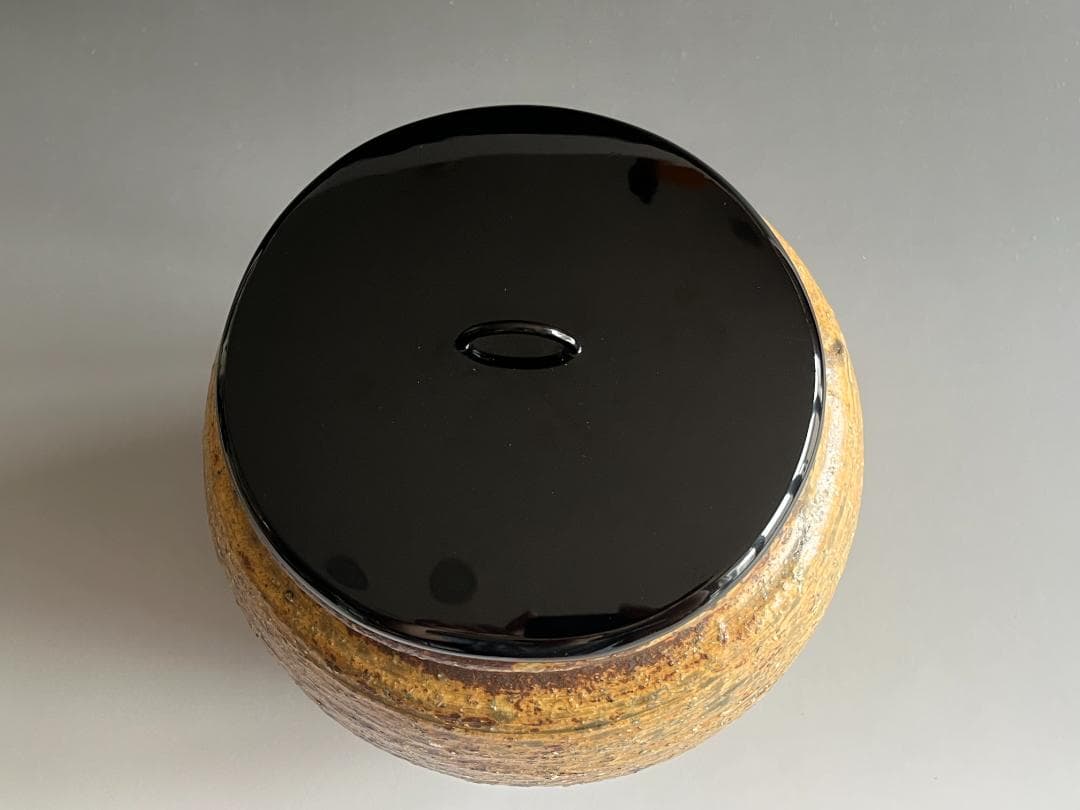 出雲焼 11代長岡空権 黄いらぼ 水指 而妙斎書付 茶道具 表千家 - メルカリ