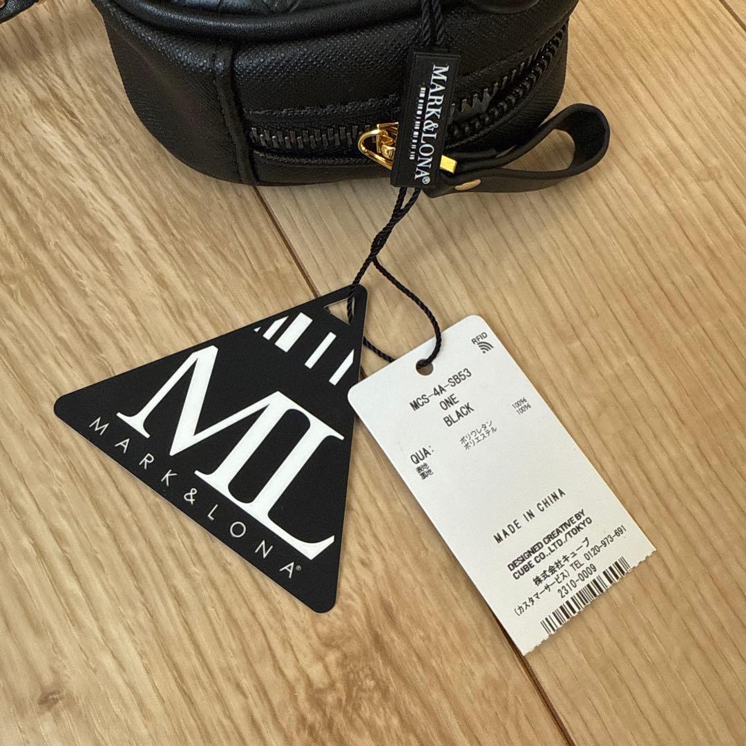 MARK&LONA ゴルフボールポーチ 新品✦マークアンドロナ✦24年秋冬CD10