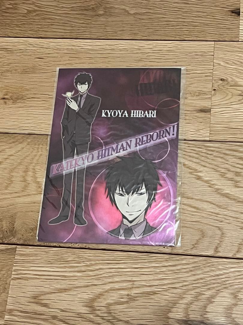 新品未使用 リボーン 雲雀恭弥 メタルポストカード ブロマイド フォト