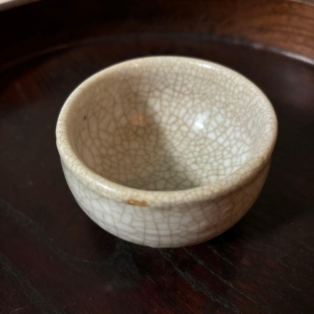 李朝　白磁ぐい呑み　盃　猪口　古伊万里　平佐　江戸時代　骨董　秦秀雄　白洲正子