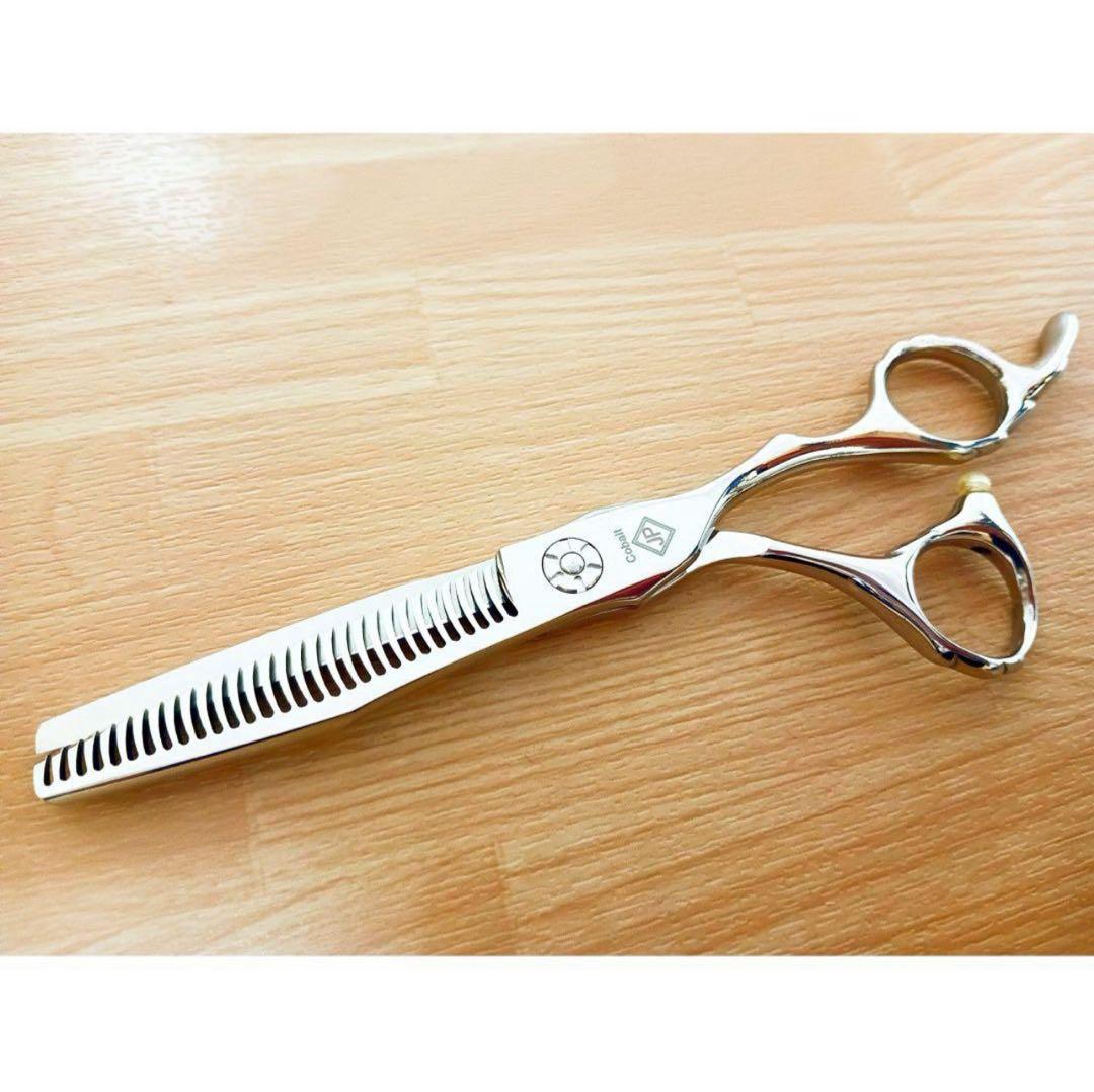 切れ味◎プロ仕様セニングシザー美容師スキバサミ理容師＆トリマー