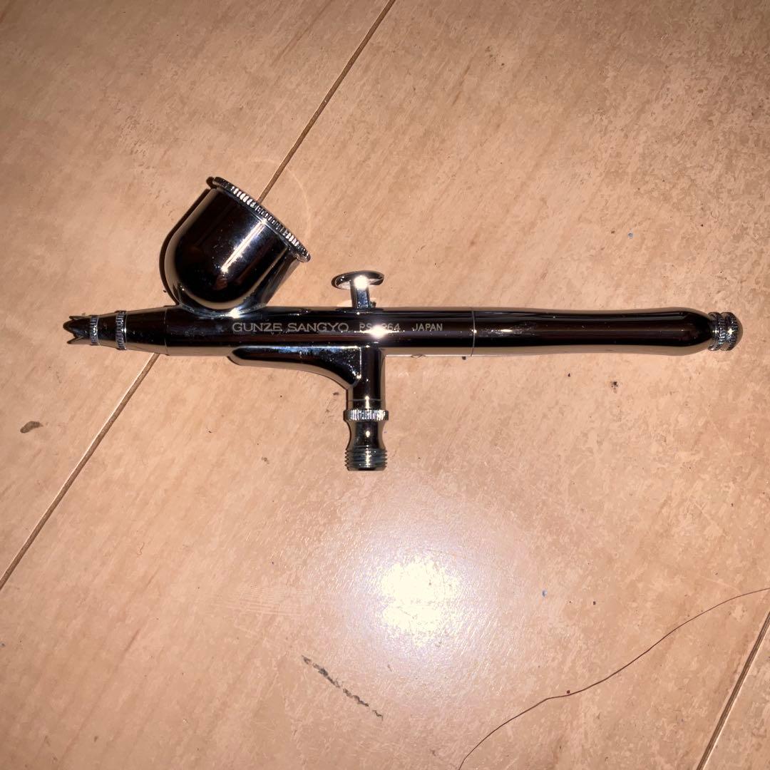 Mr.リニアコンプレッサーL5 エアーブラシ2本ウェーブ ルーペスタンドLED他