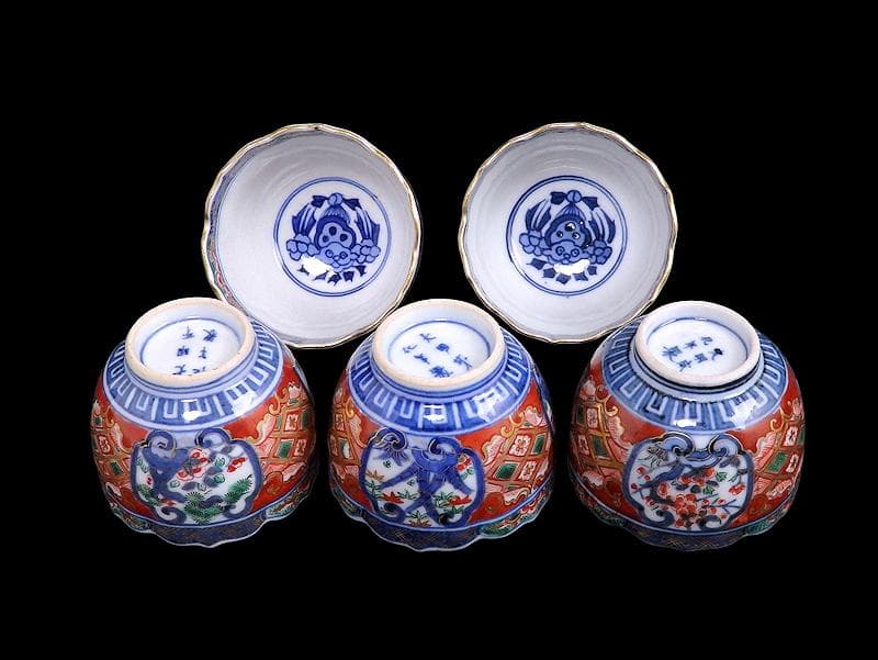 木製黒摺り茶托5客揃い 木製黒摺り茶托5客揃い 木製黒摺り茶托5客揃い