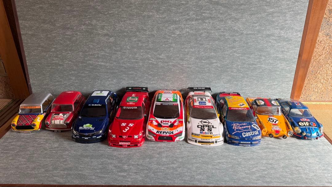 【O-1951】タミヤ ラジコン スペアボディ 9台セット ジャンク O-1951】タミヤ ラジコン スペアボディ 9台セット ジャンク